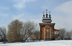 DmitryIvanov 
Wooden Saint George Church in Kolomenskoe. 
2019-02-24 19:57:02