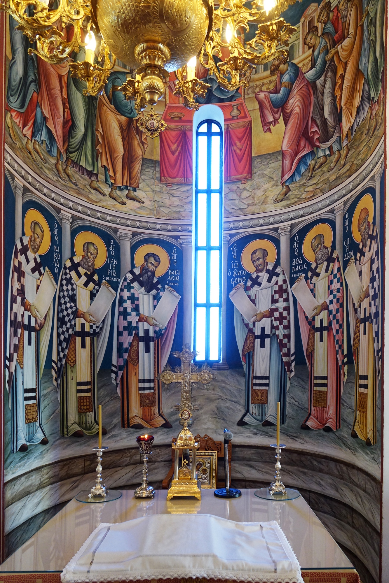 Svenavlash monastery - main church alter paintings