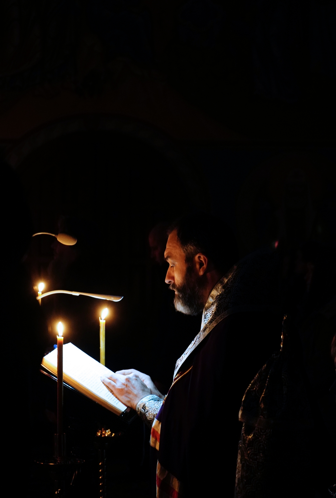 Reading Great Canon of St. Andrew of Crete in Zwierki Convent