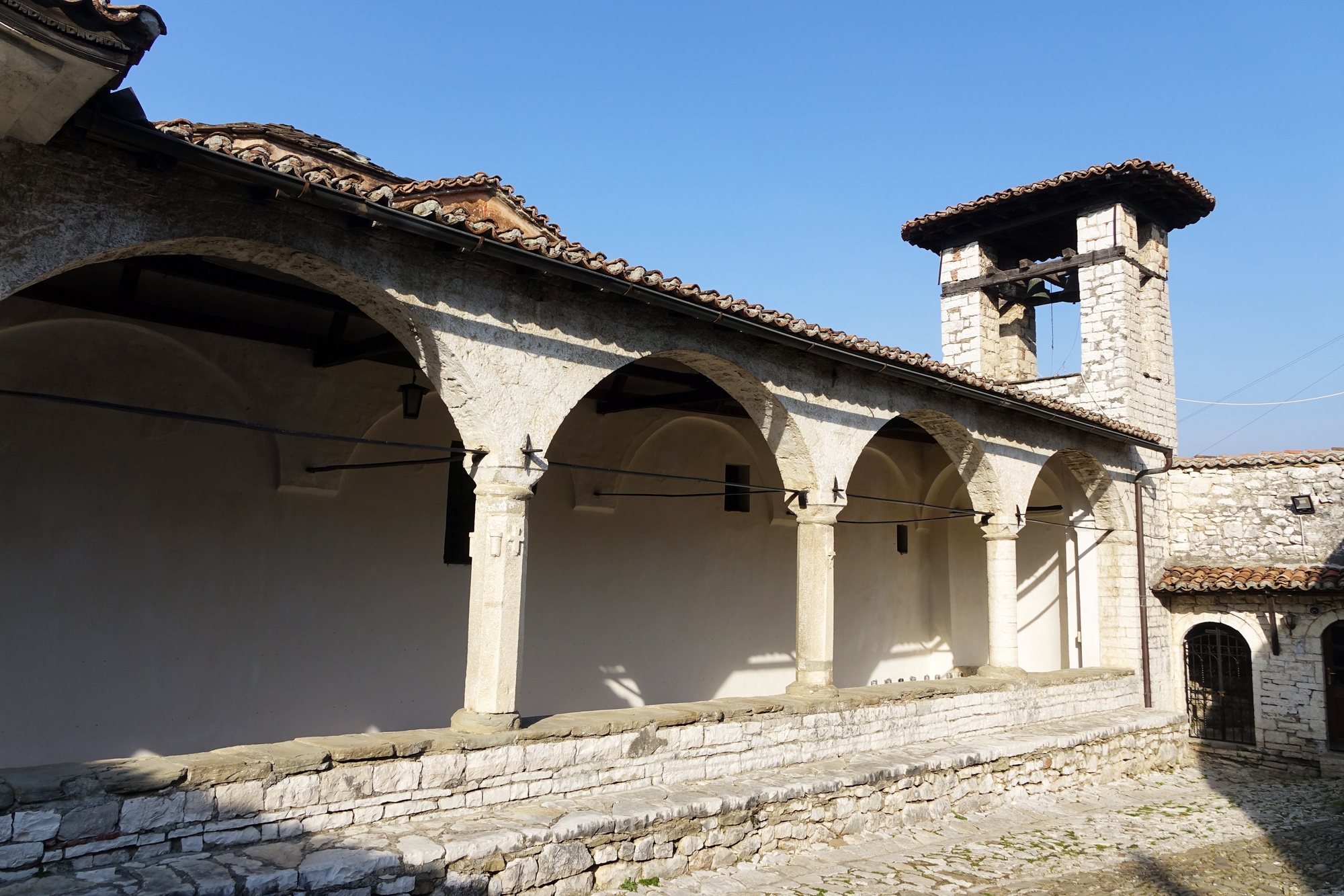 Dormition church in Berat Castle