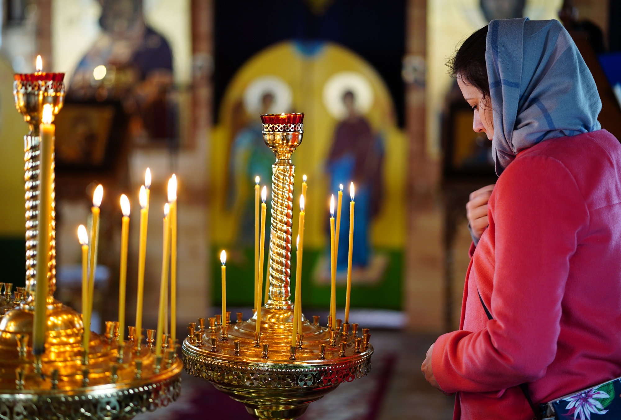 Annunciation feast in Odrynki Skit