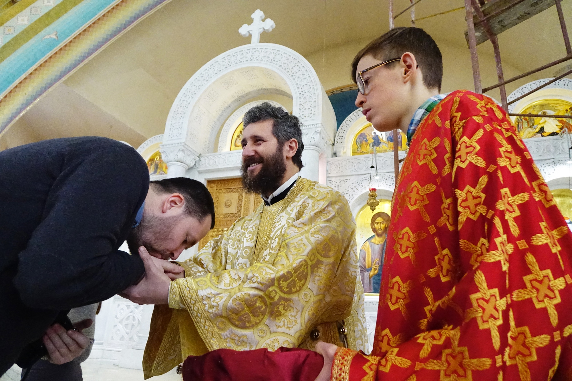 Divine Liturgy in Ressurection Cathedral in Tirana 