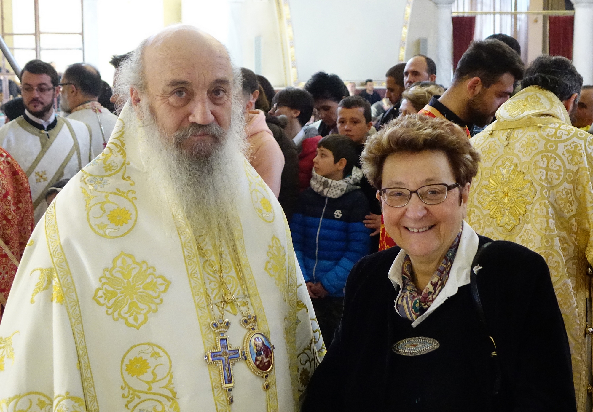 After Divine Liturgy in Ressurection Cathedral in Tirana 