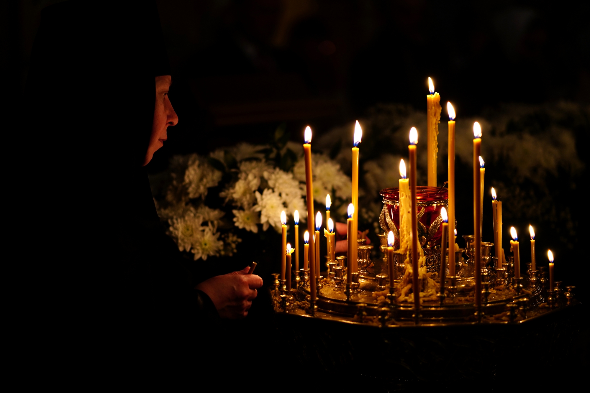 Easter night in Zwierki Convent