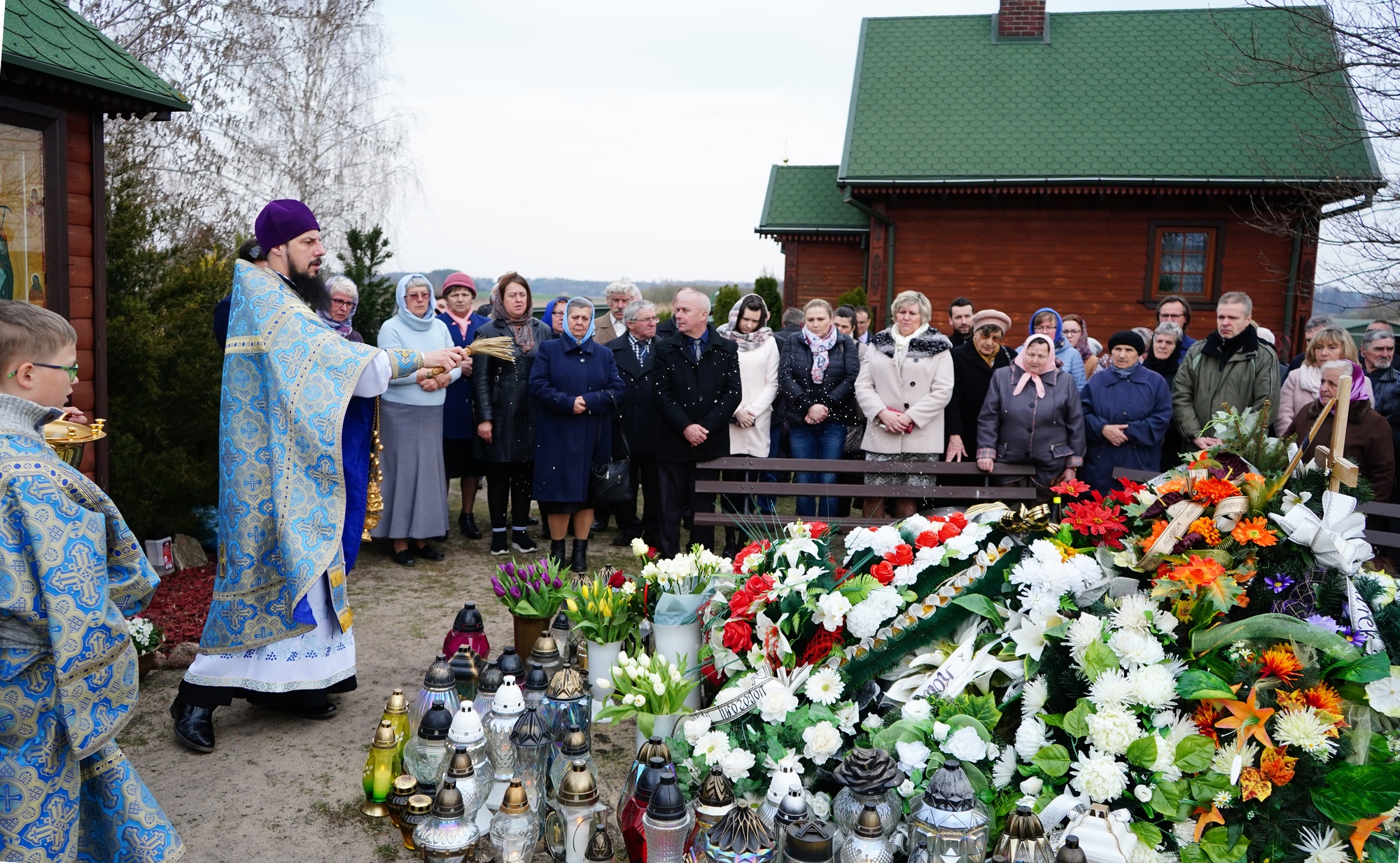 Memorial servive in Odrynki