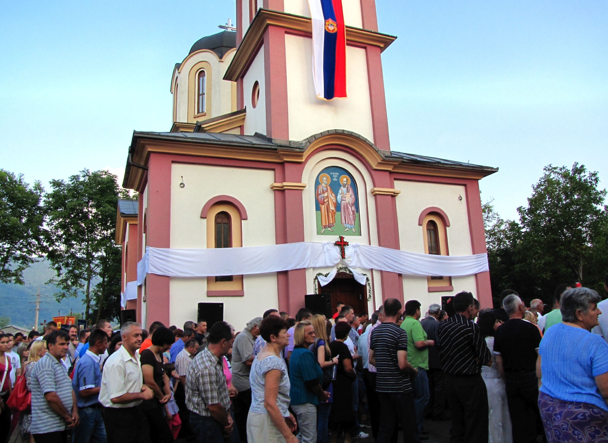 Osvestanje crkve Petra i Pavla Kozluk