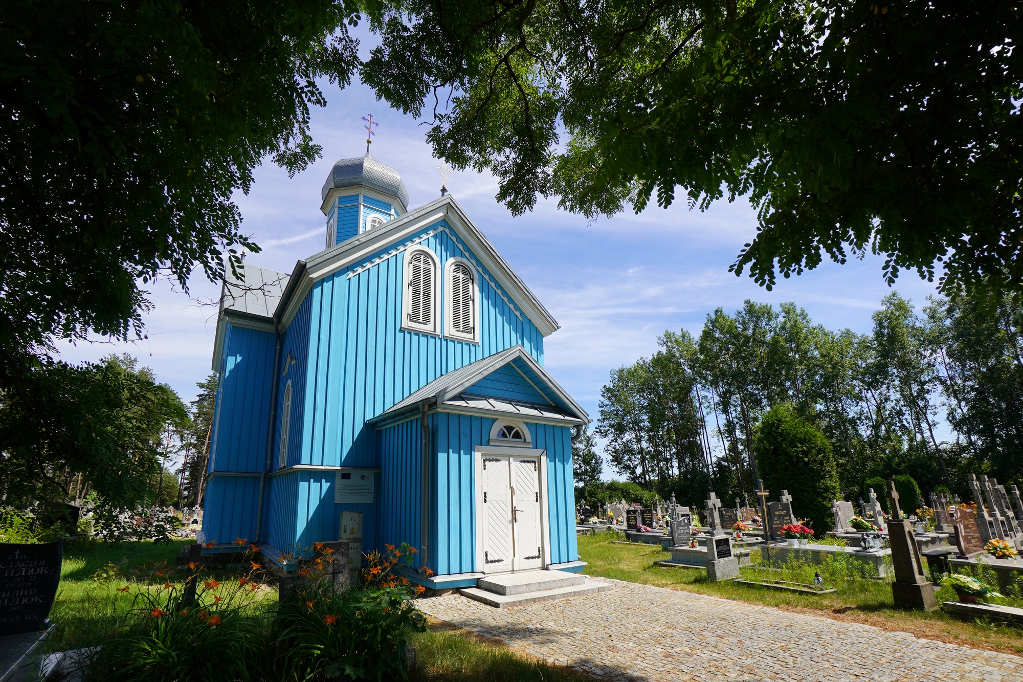 St. George Orthodox cementary church in Ryboły