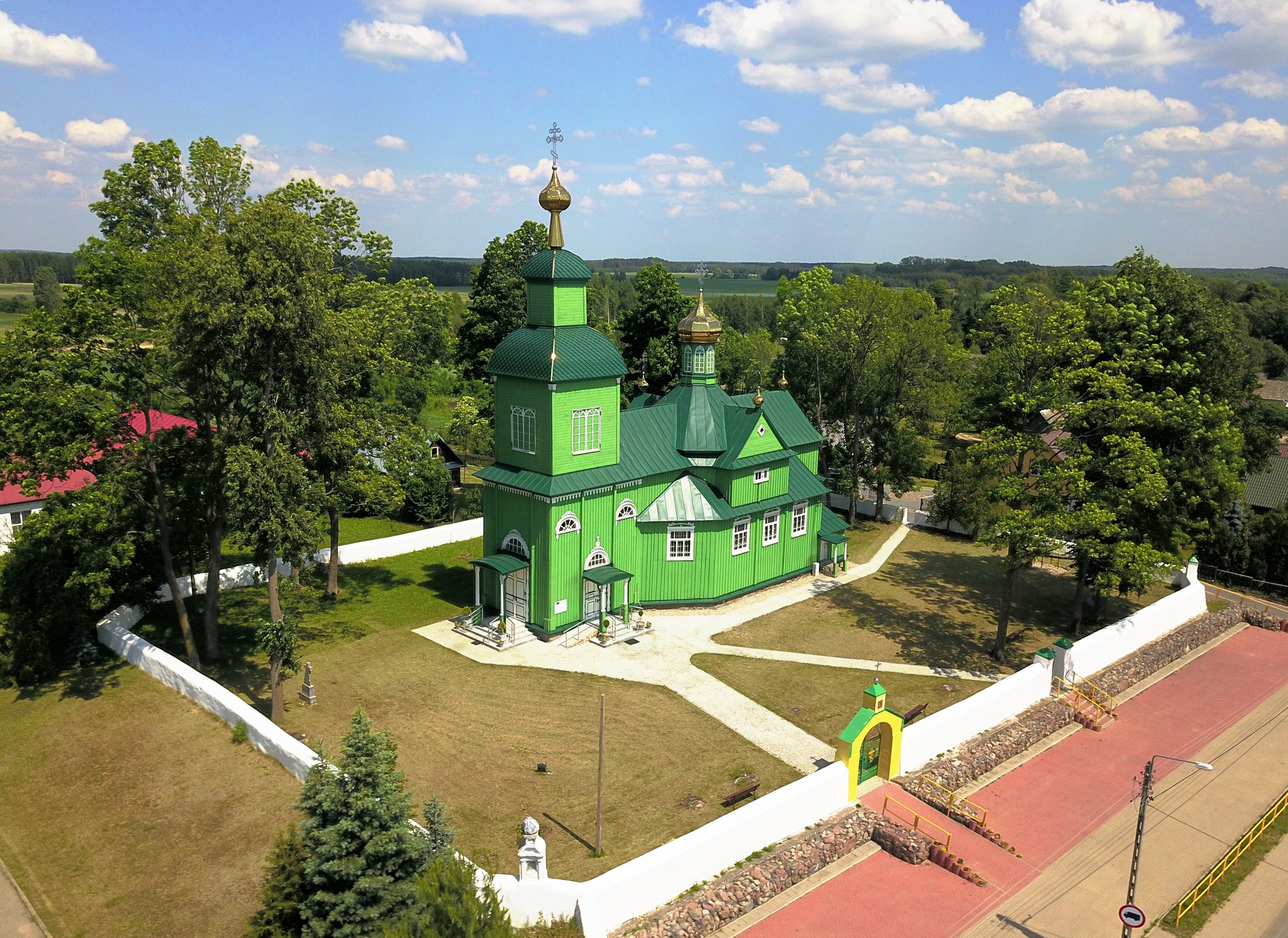 The Orthodox church in Trześcianka