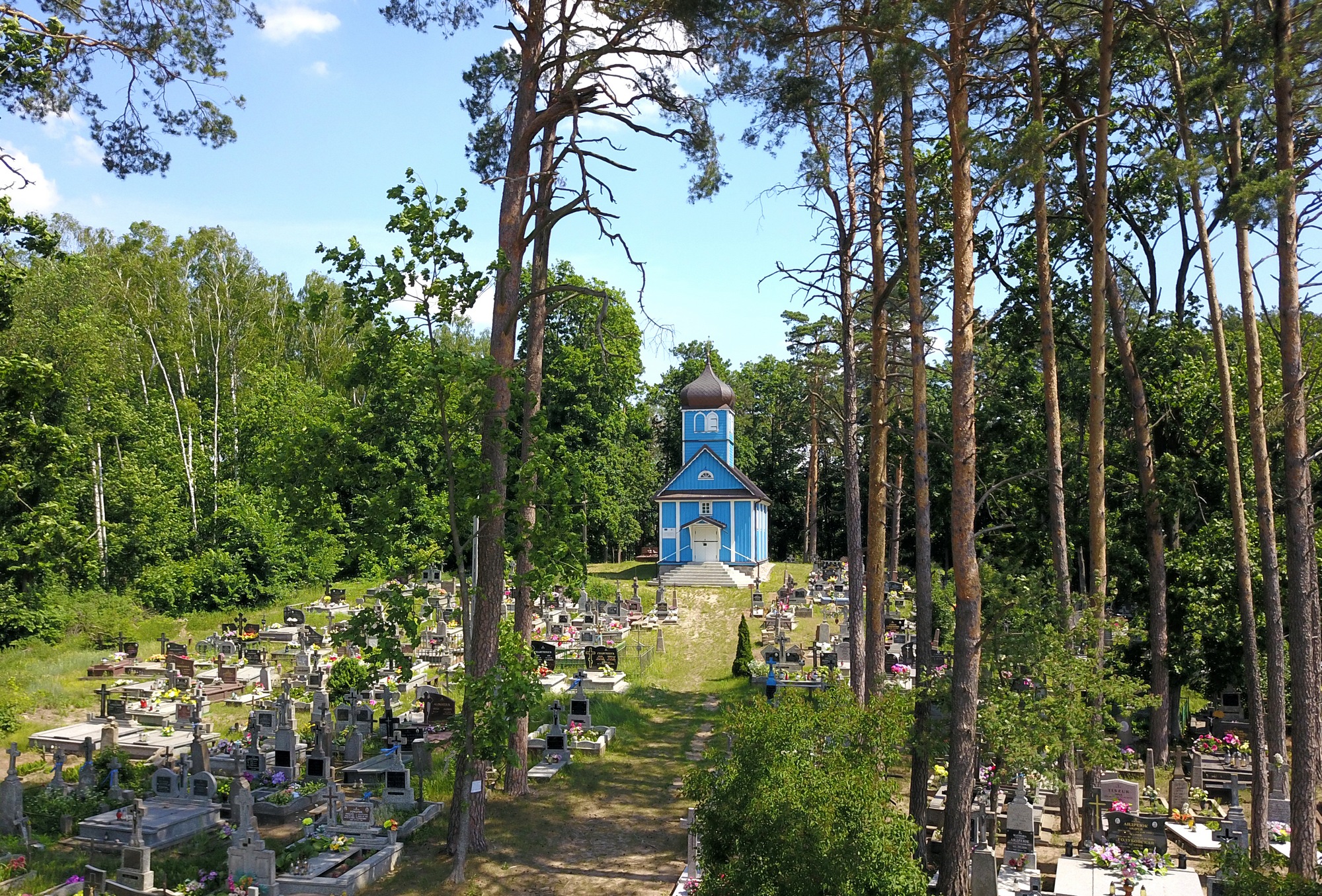 The Orthodox cementary chapel in Pawły