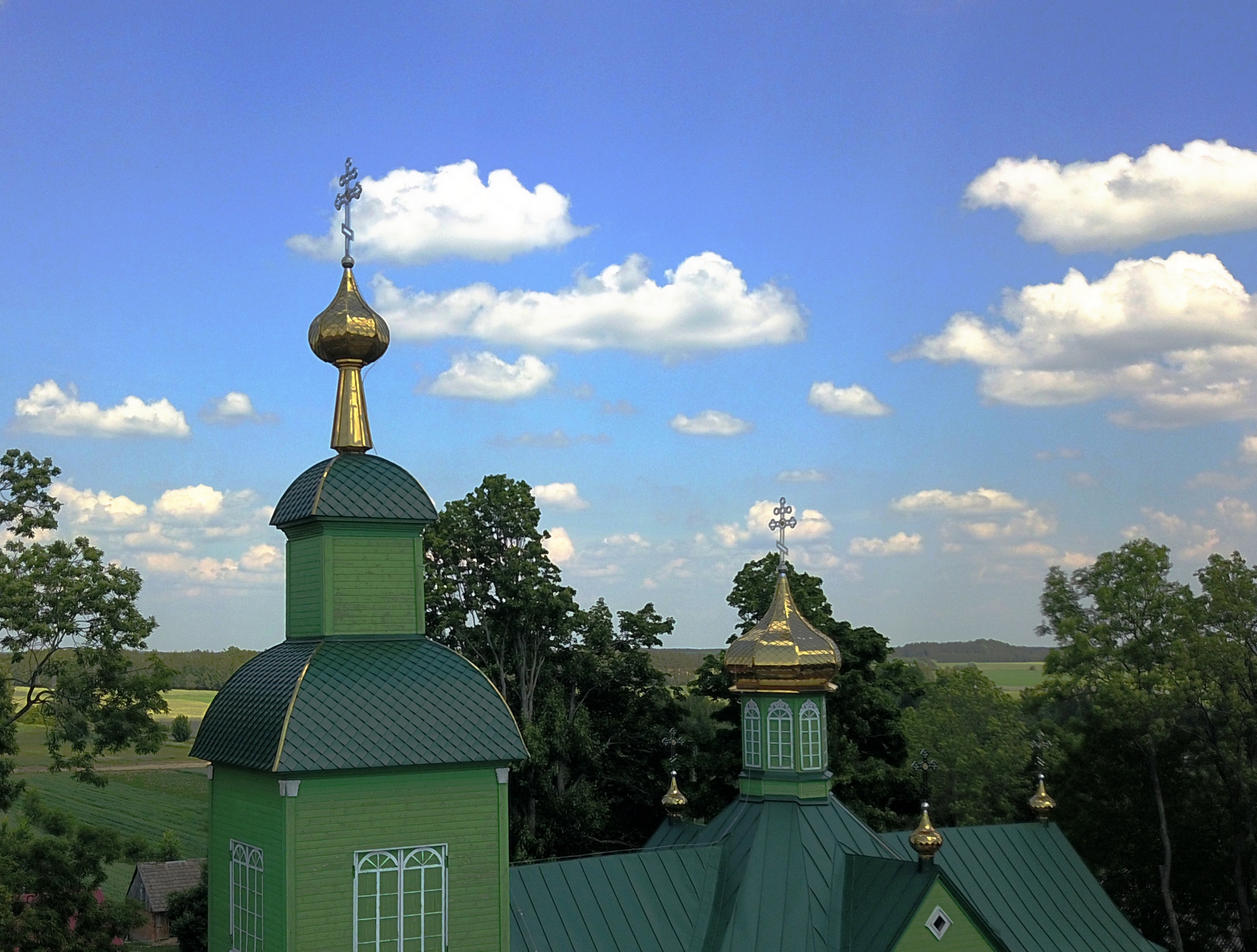 The Orthodox church in Trześcianka