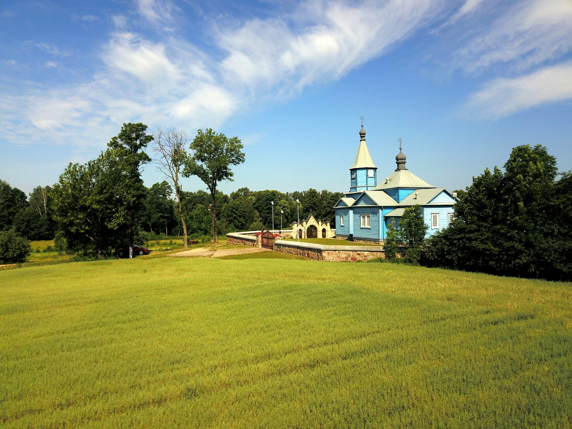 The Orthodox church in Augustowo