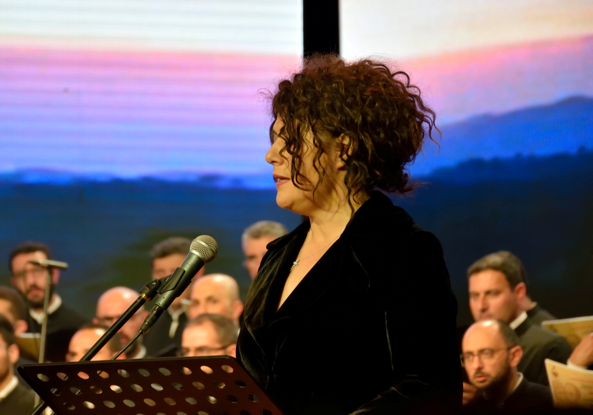 Divna Ljubojević at the lenten concert in Lebanon