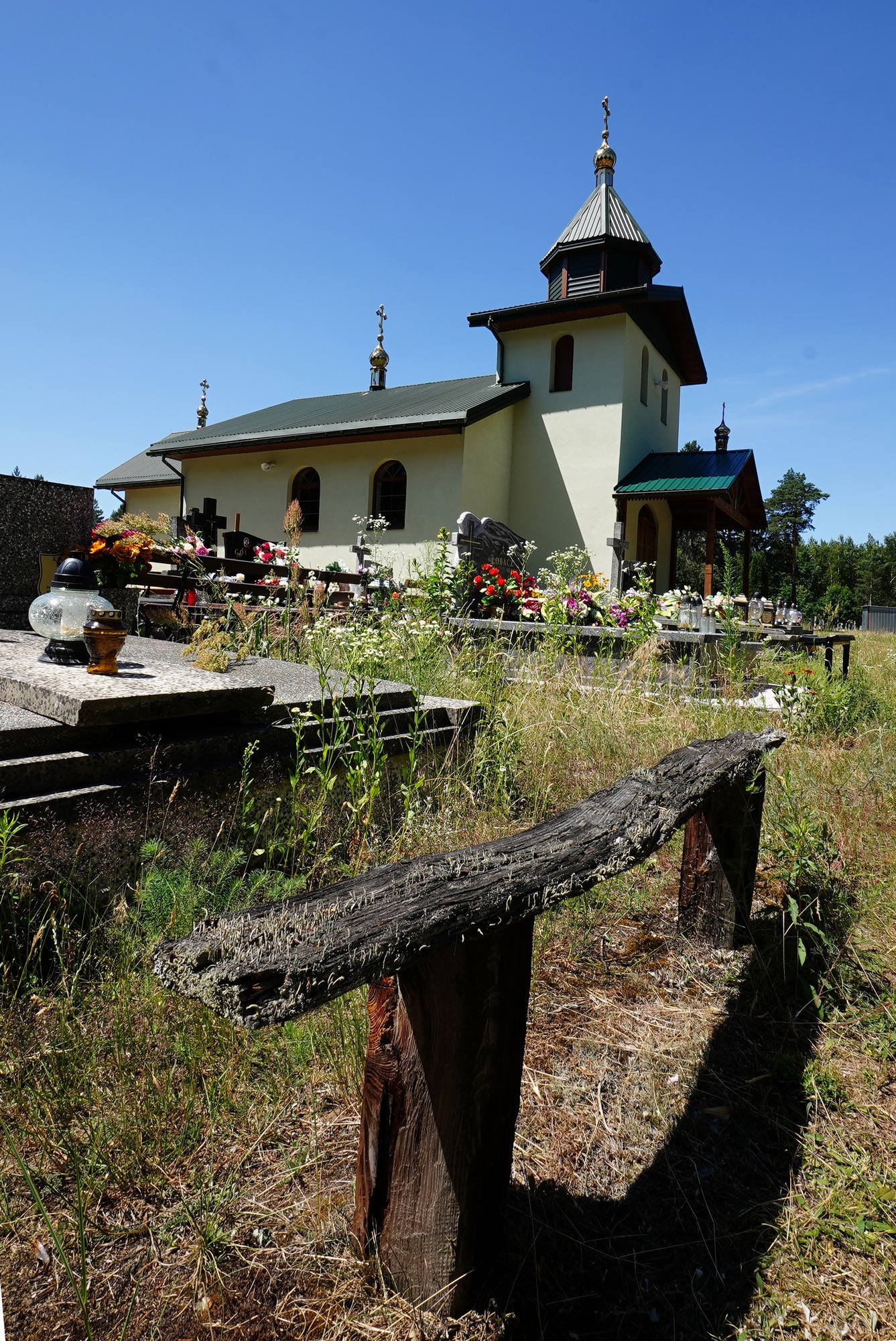 The Orthodox cementary chapel in Lewkowo Nowe