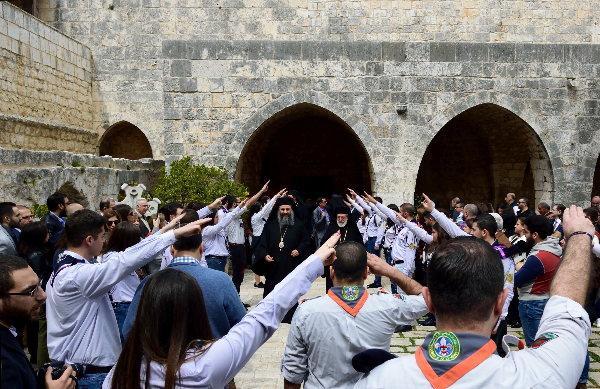 Greetings to the hierarchs and the new-ordained priest