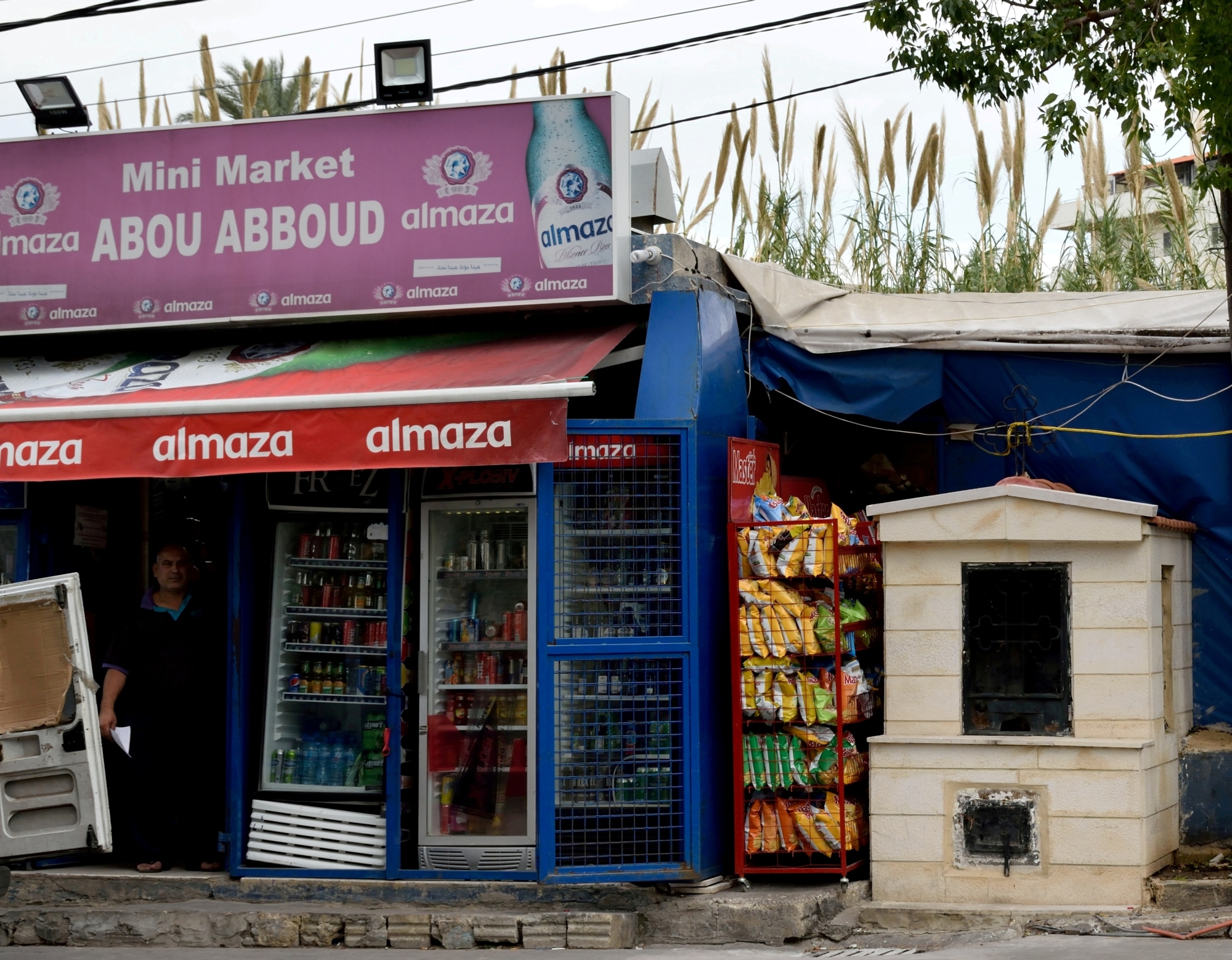 Chapel and a shop in Batroun