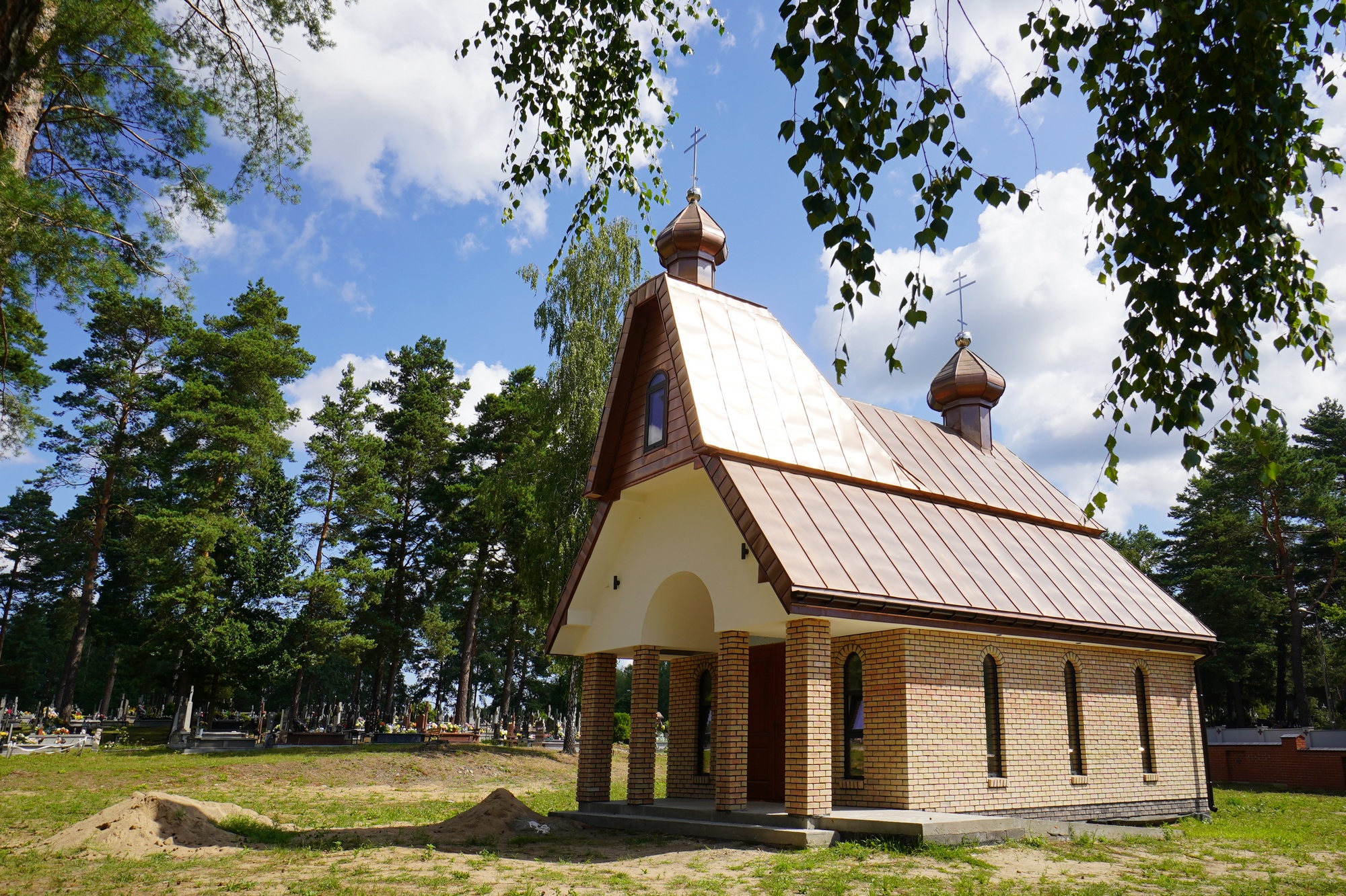 The Orthodox cementary chapel in Wasilków