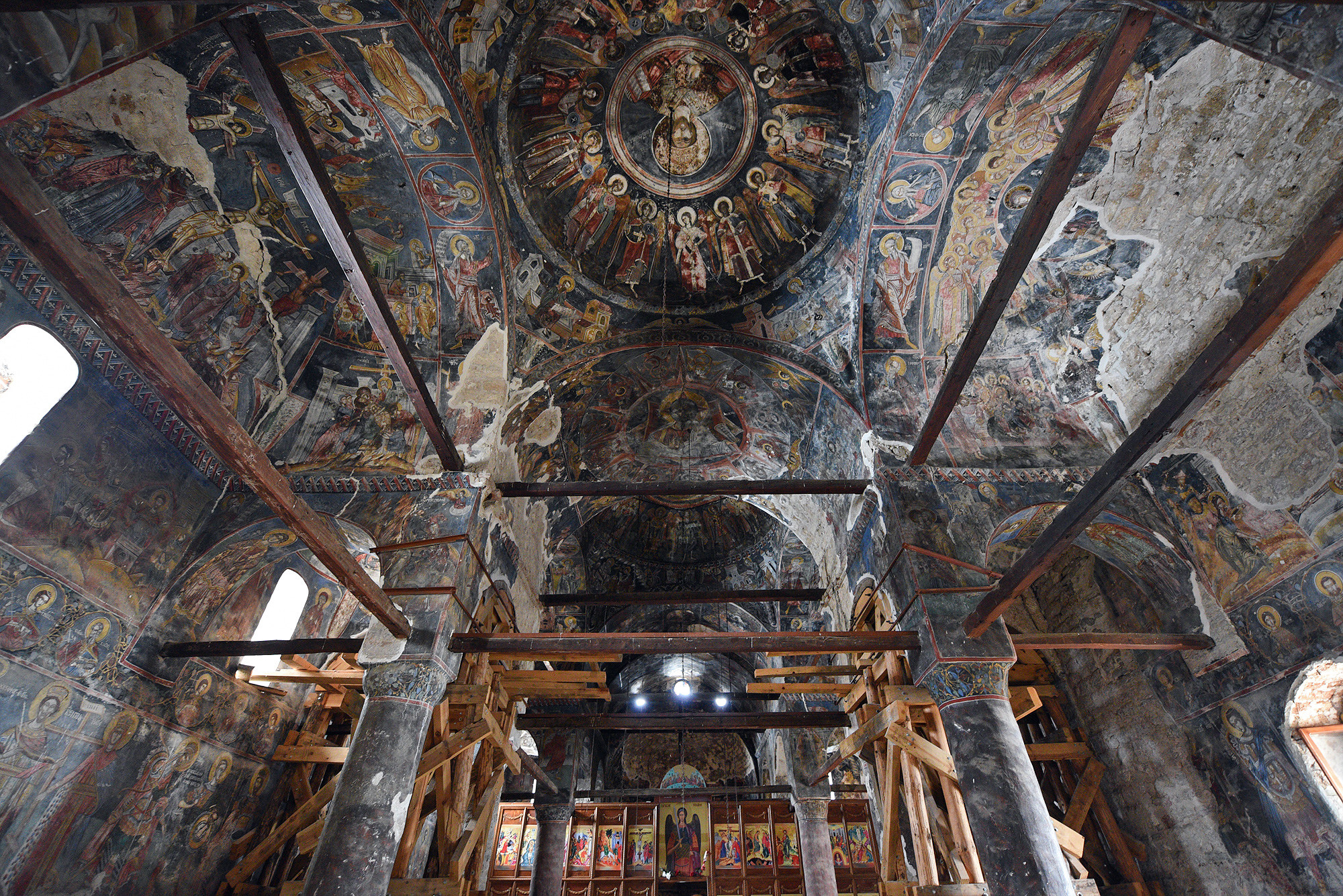 Archangels Orthodox church in Voskopoje