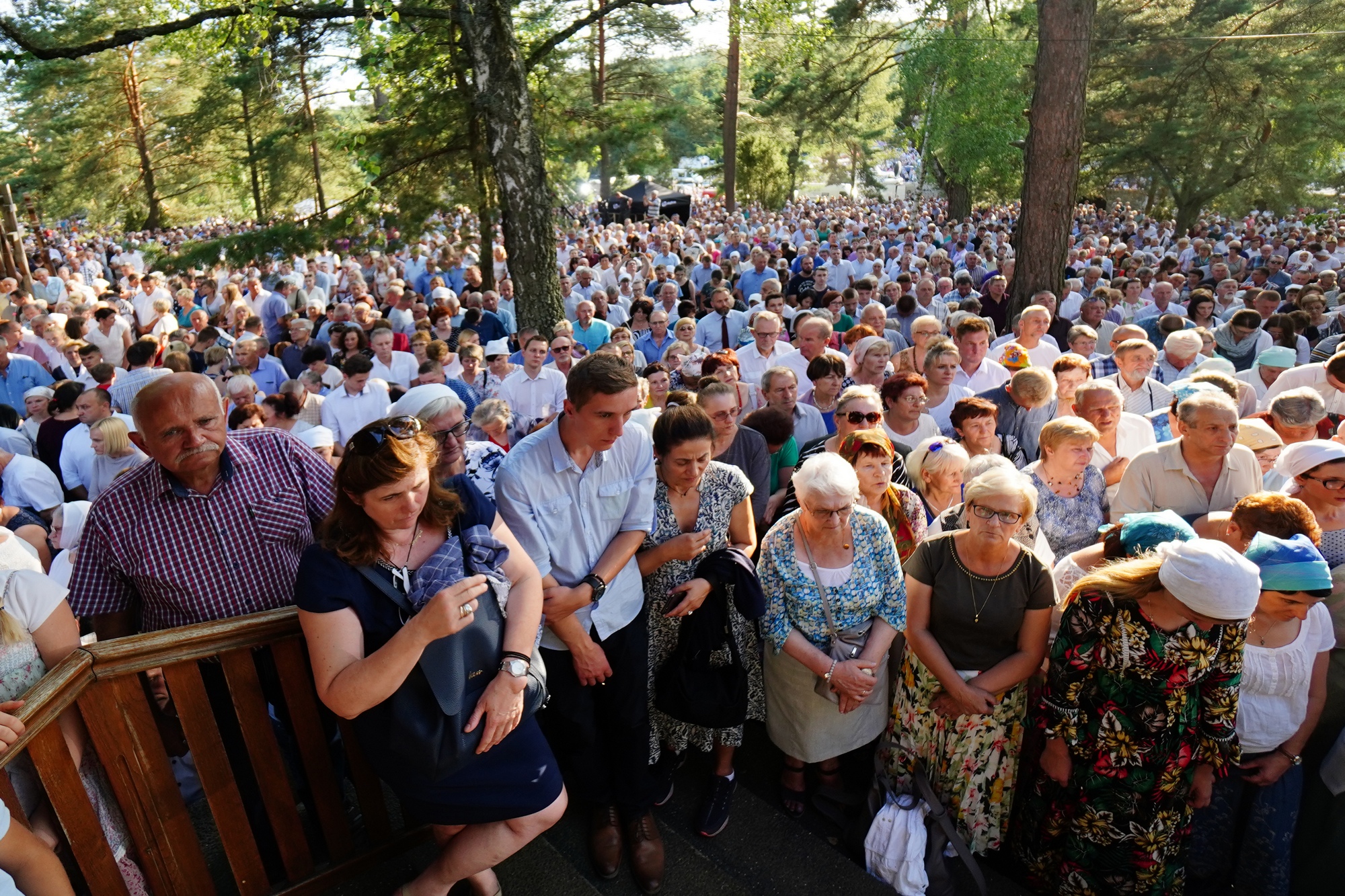 All-Night Vigil at Holy Mountain of Grabarka. The feast of Transfiguration