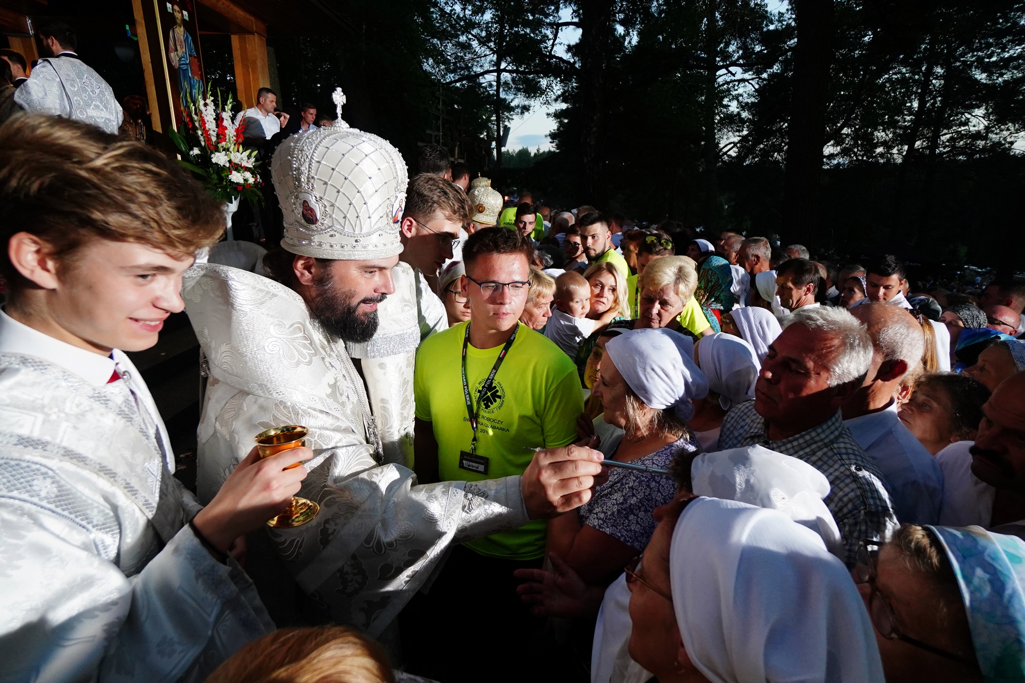 All-Night Vigil at Holy Mountain of Grabarka. The feast of Transfiguration