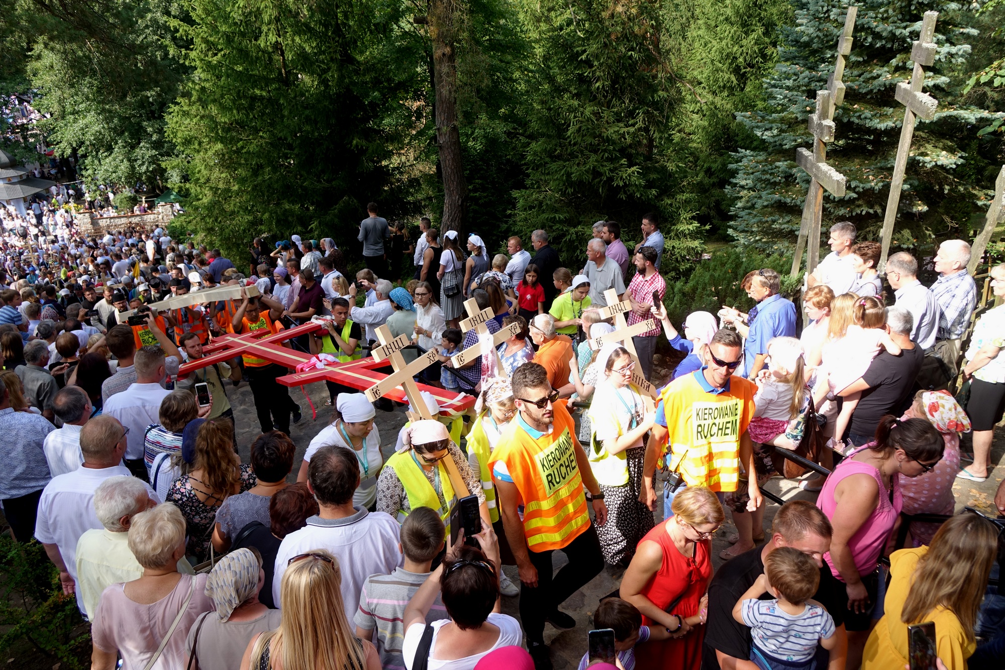 Pilgrims on Grabarka