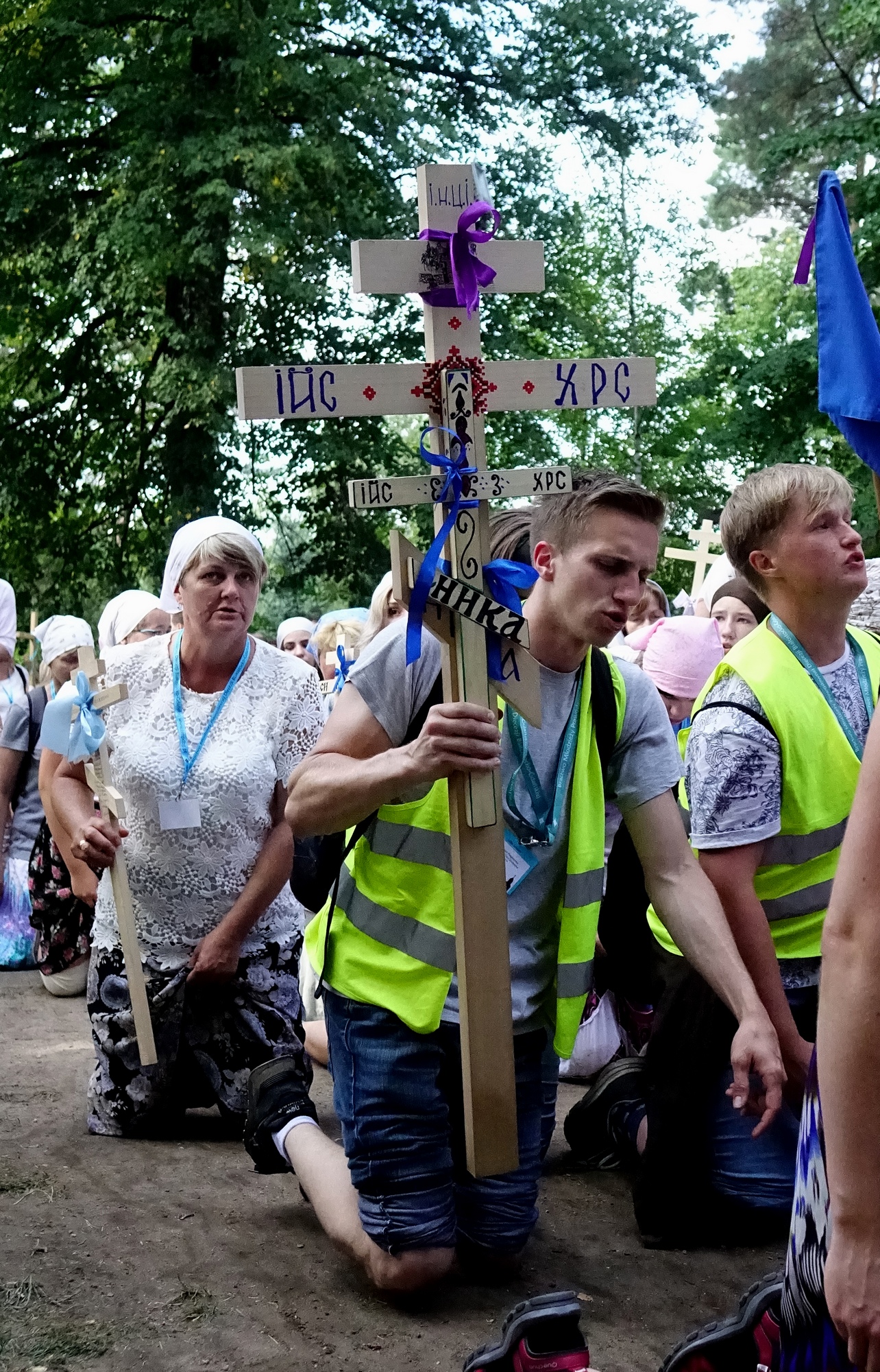 Pilgrims on Grabarka