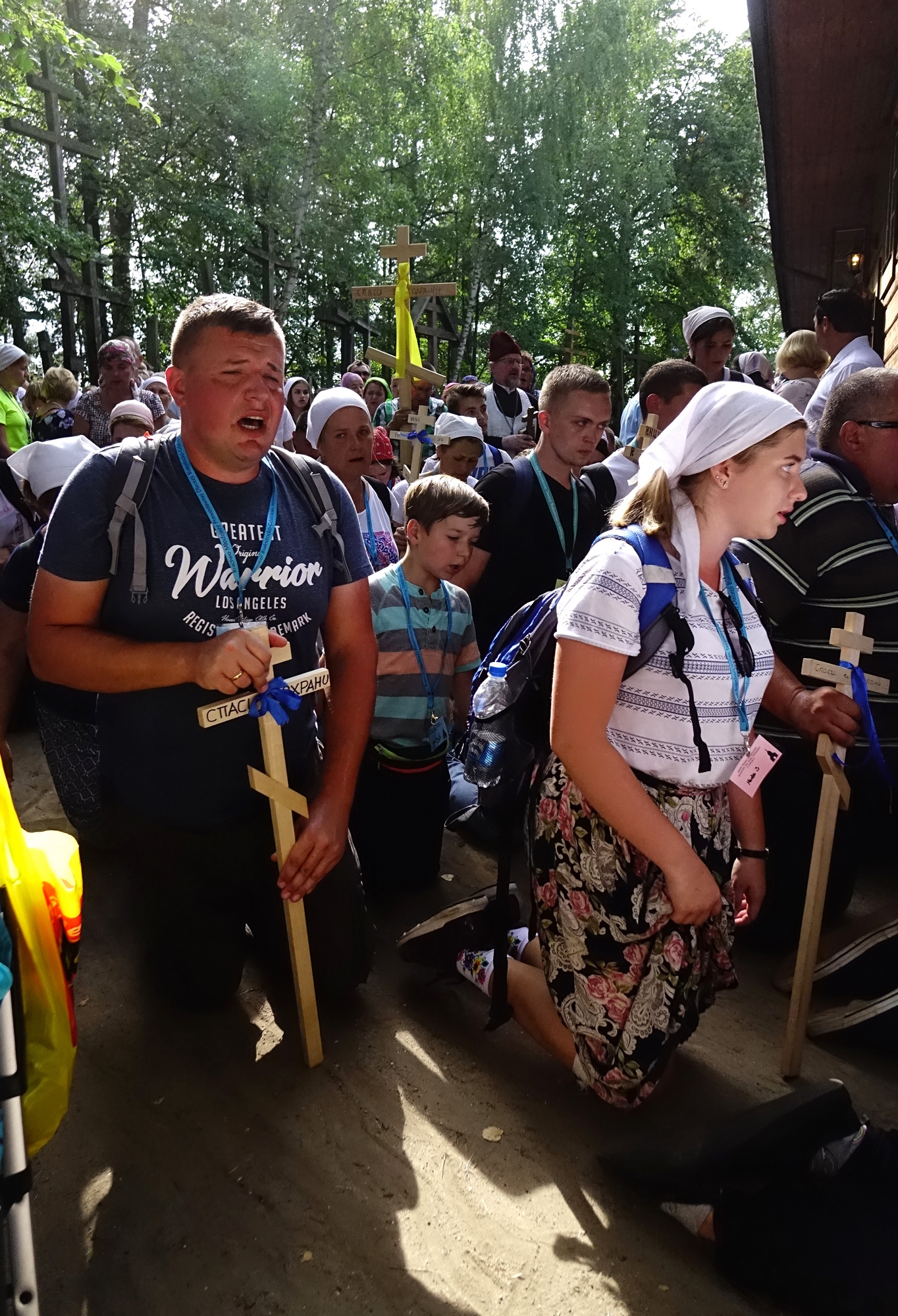 Pilgrims on Grabarka