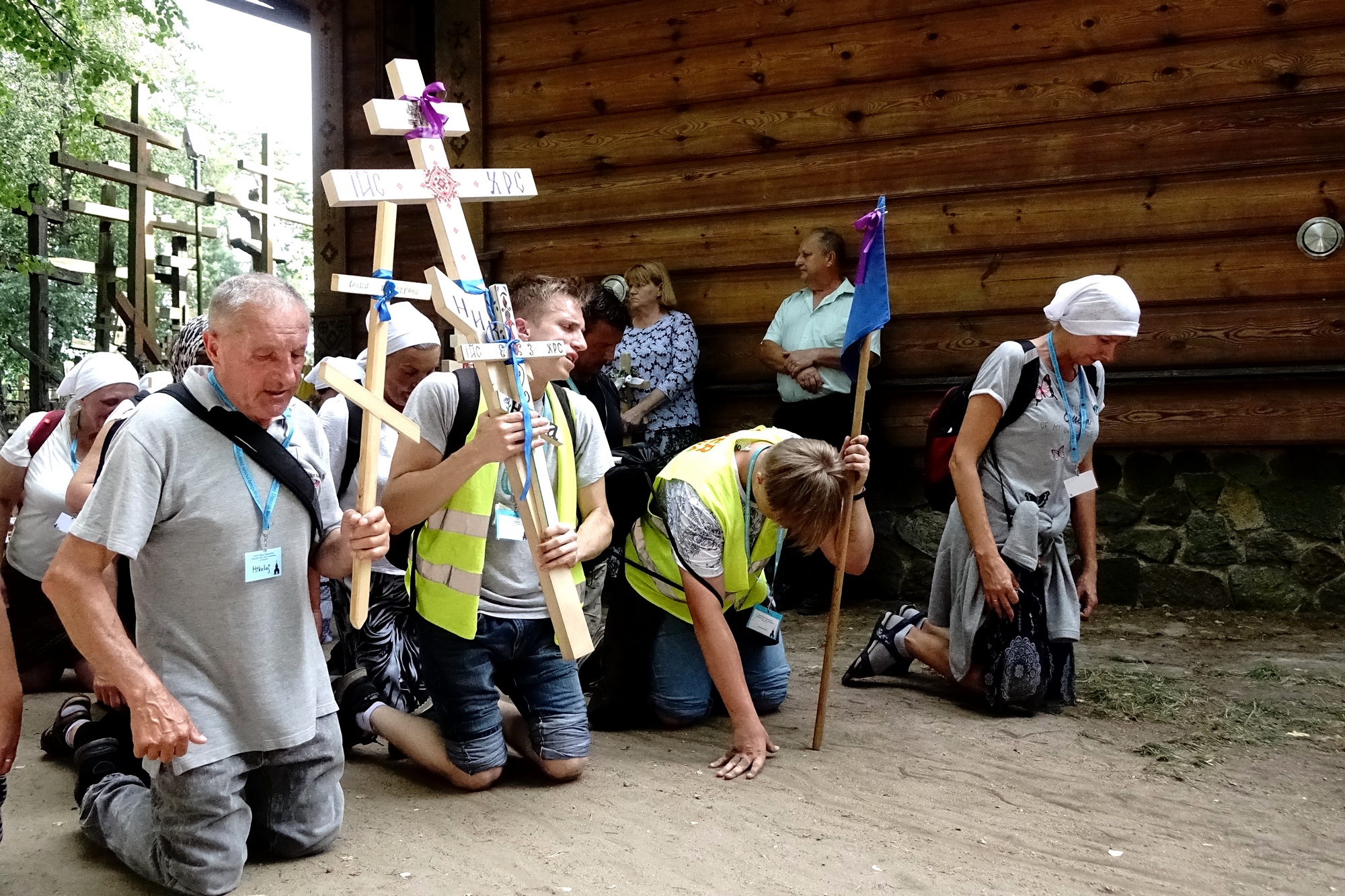 Pilgrims on Grabarka