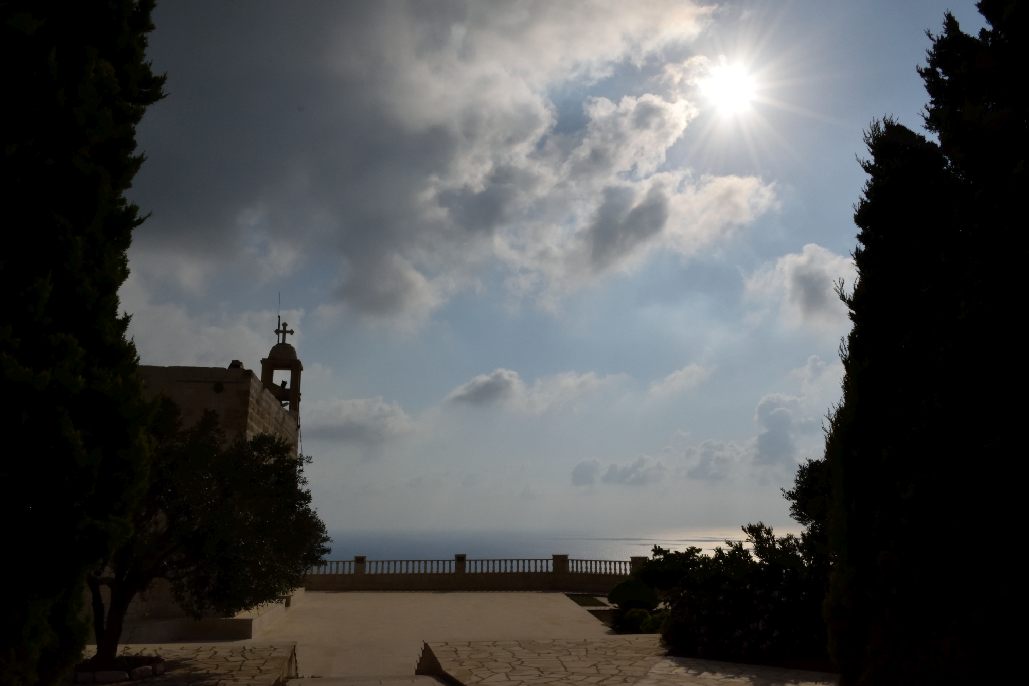 Monastery Mar Sam&#039an by the Mediterrean Sea