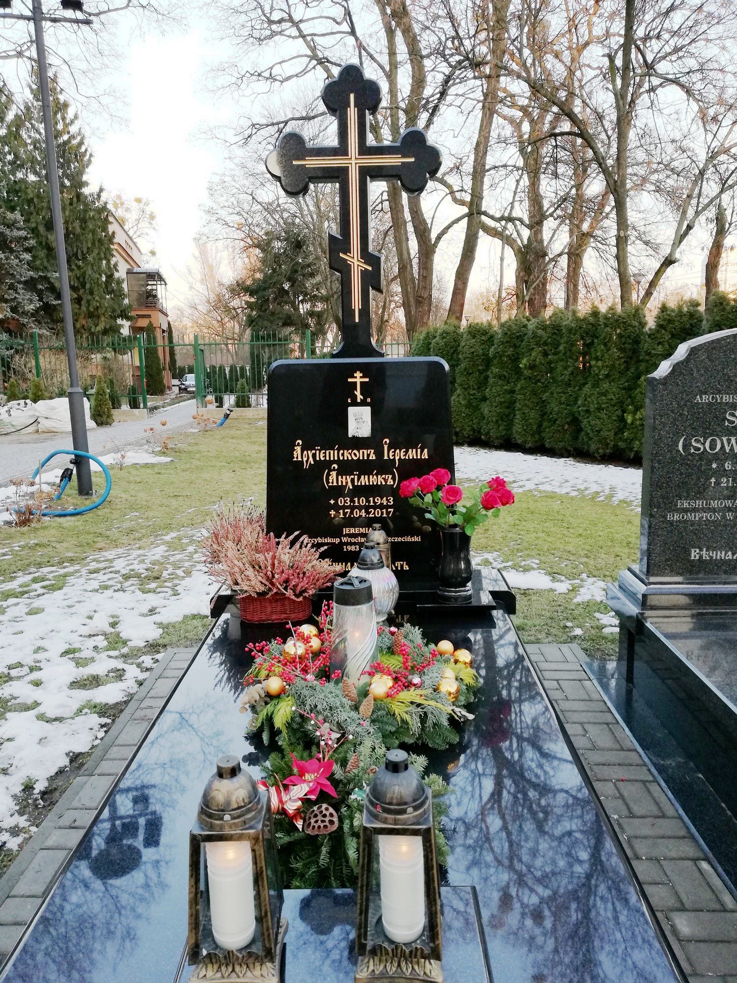 The Orthodox cementary on Warsaw