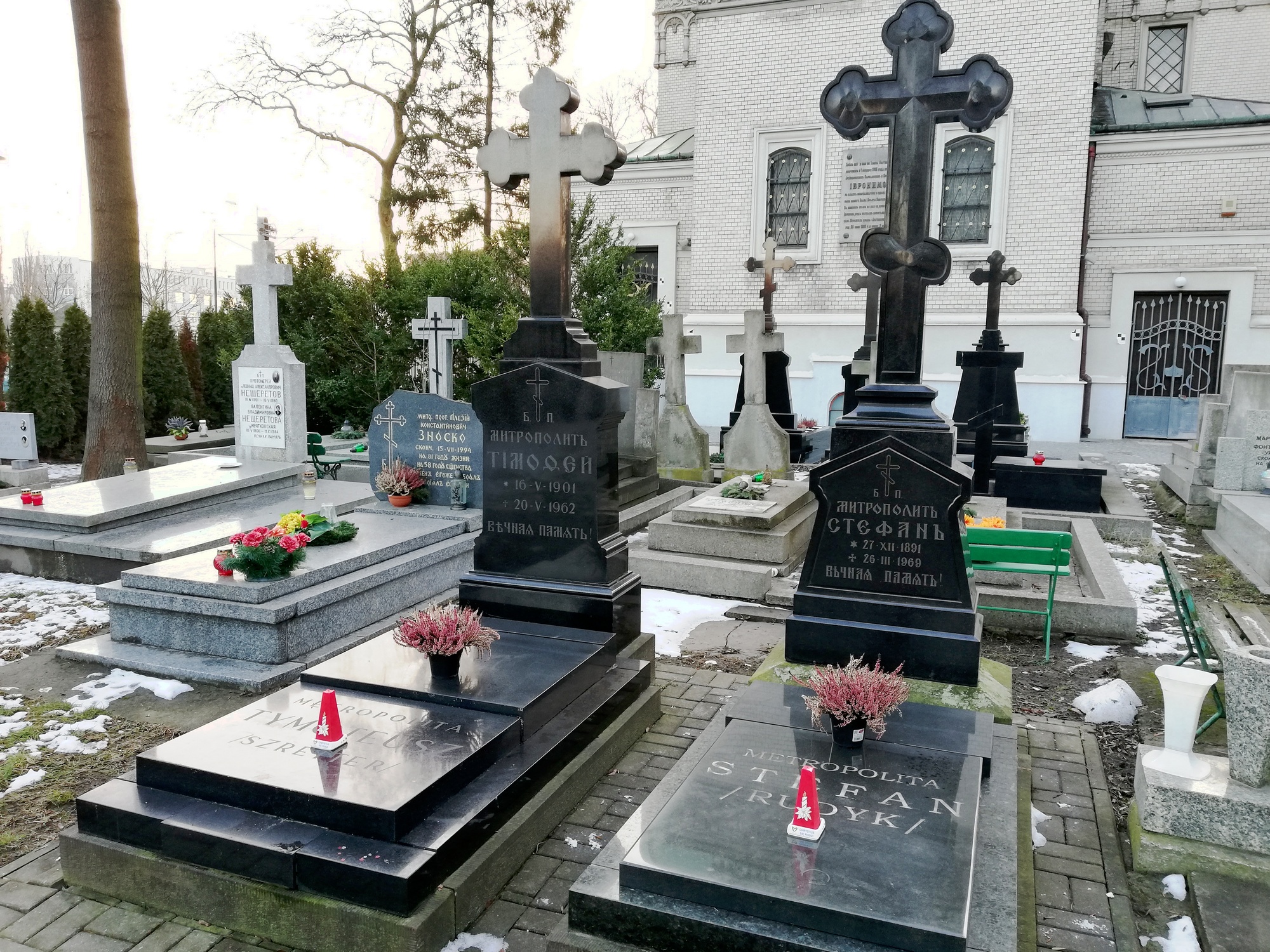 The Orthodox cementary on Warsaw