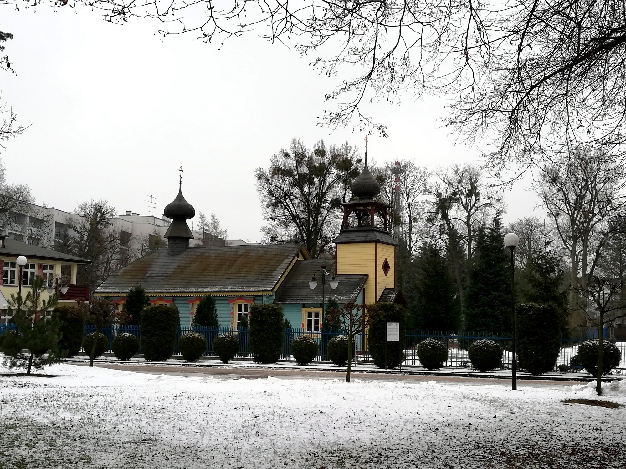 The Orthodox church in Ciechocinek