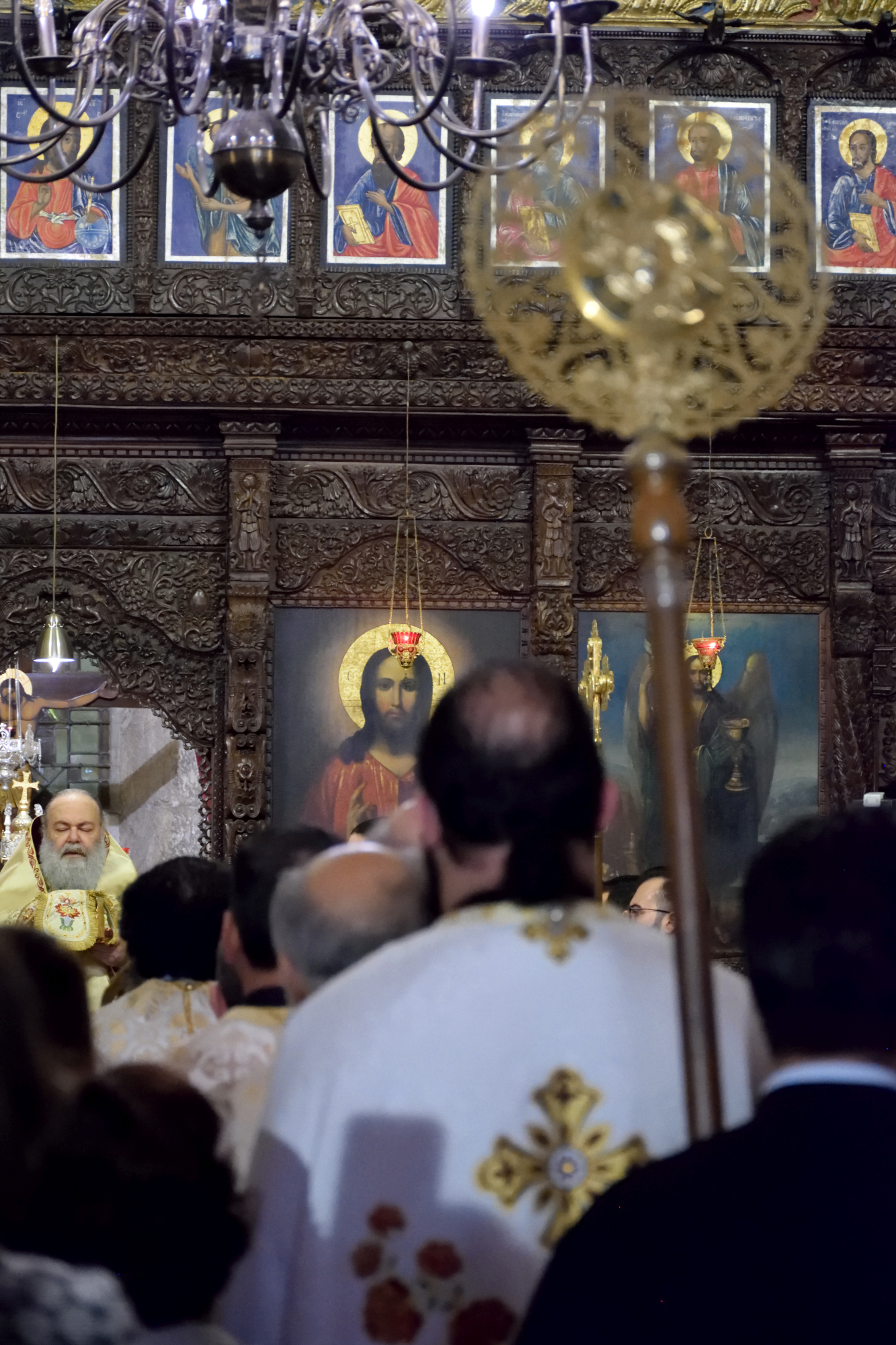 Great Entrence - Liturgy with Antiochian patriarch John in Balamand 2019