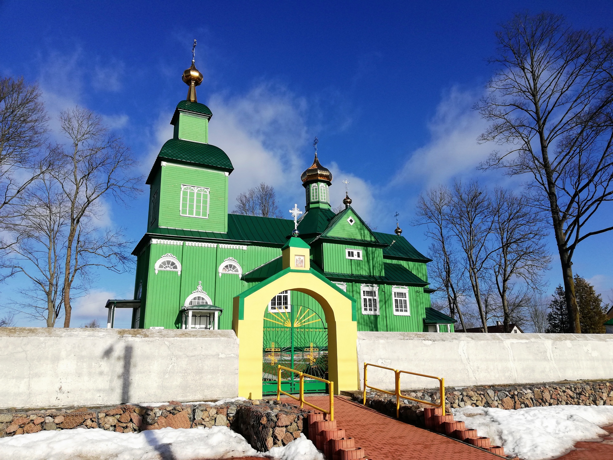 The Orthodox church in Trześcianka