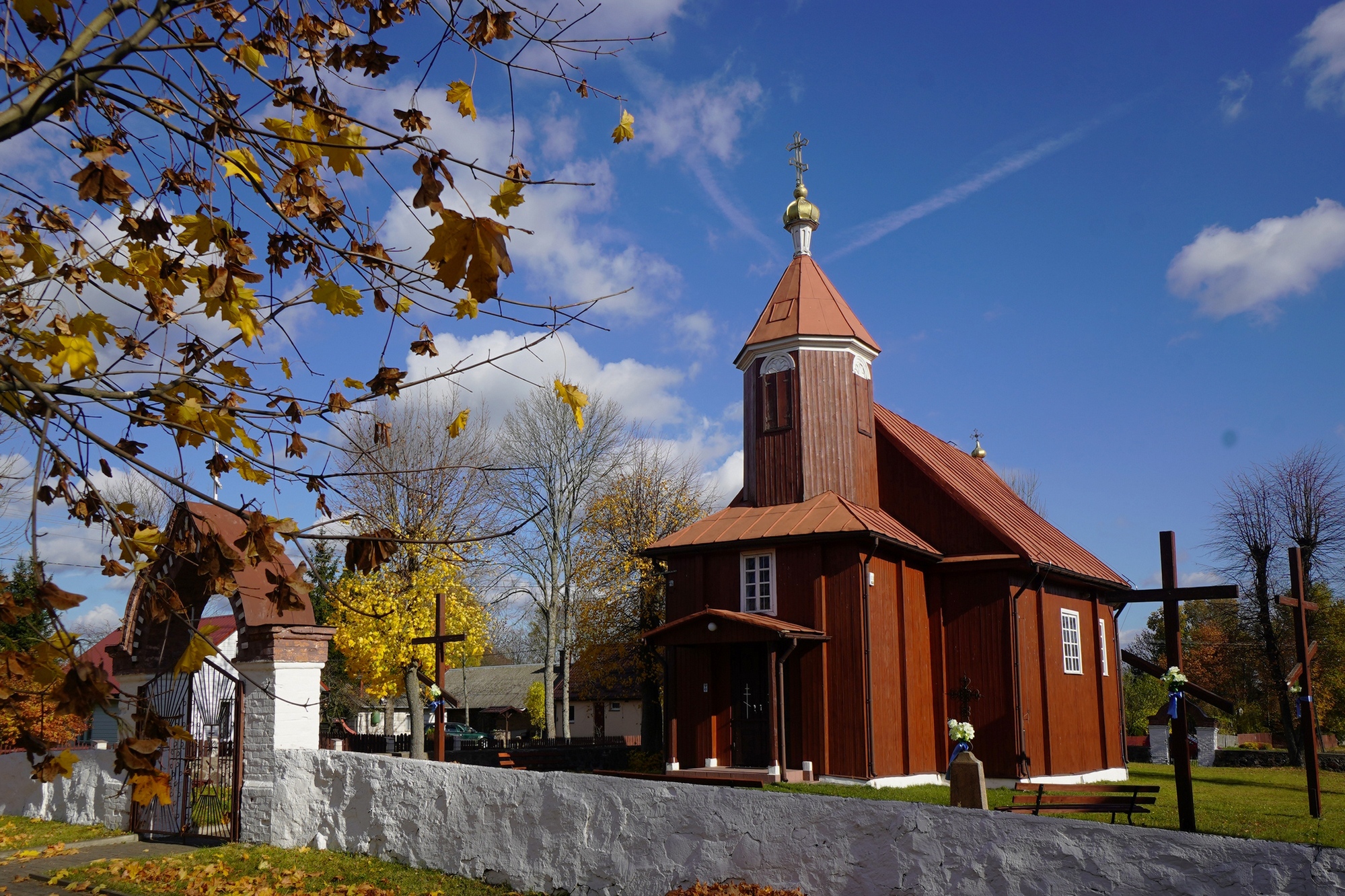 The Orthodox church in Topolany