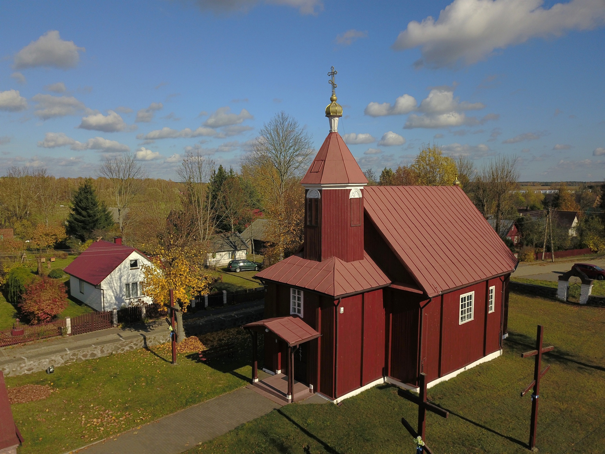 The Orthodox church in Topolany