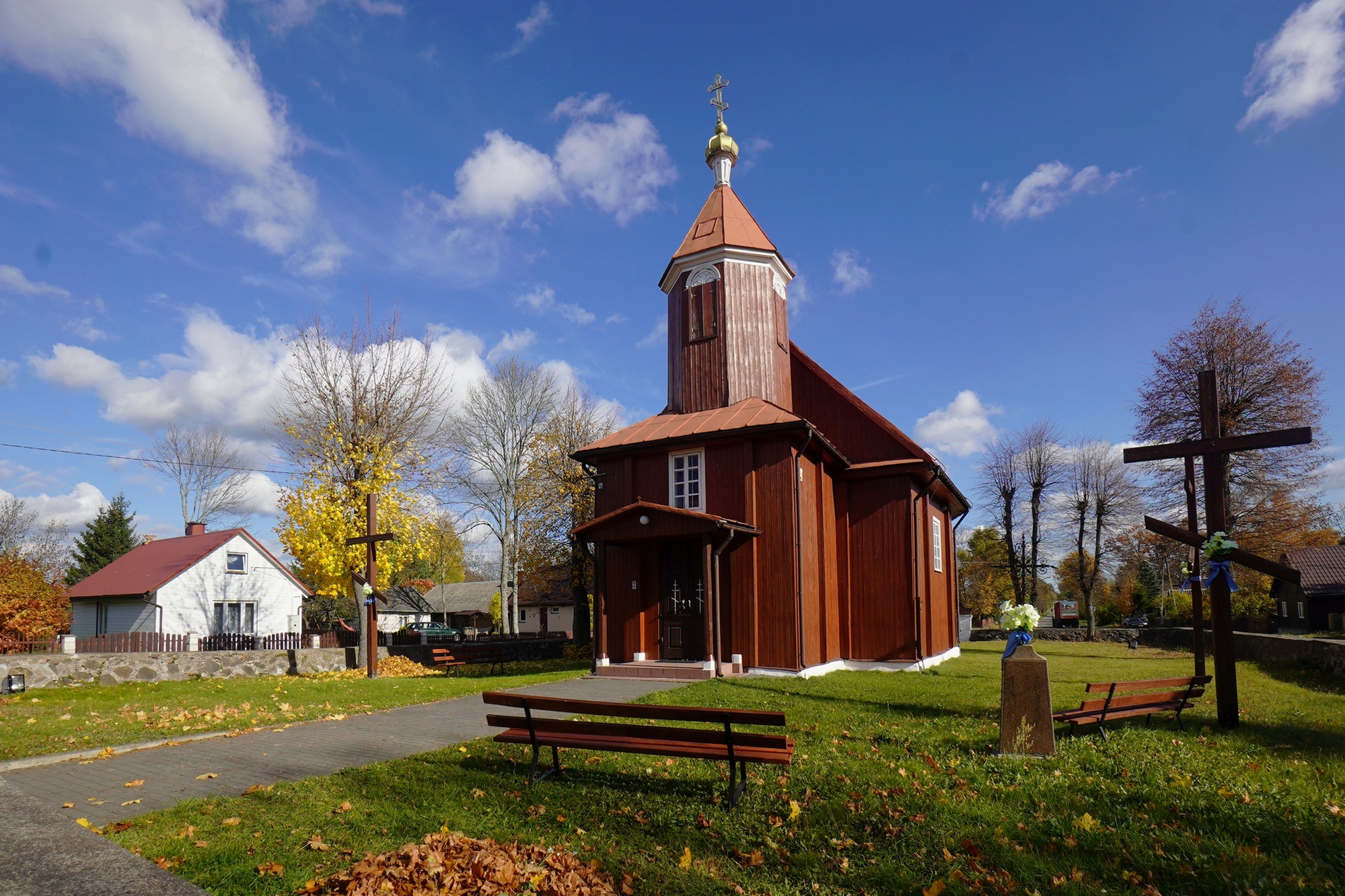 The Orthodox church in Topolany