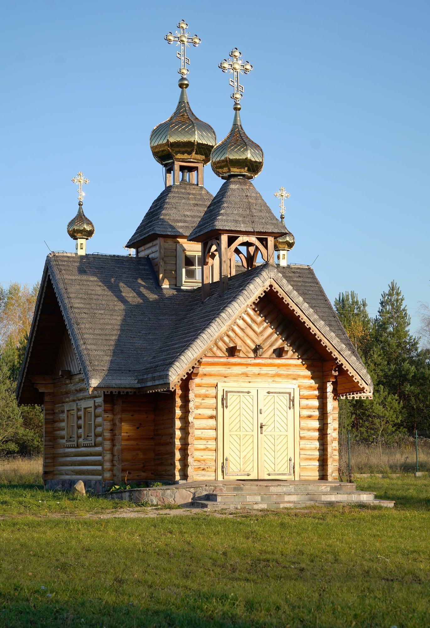 The Orthodox church in Łaźnie