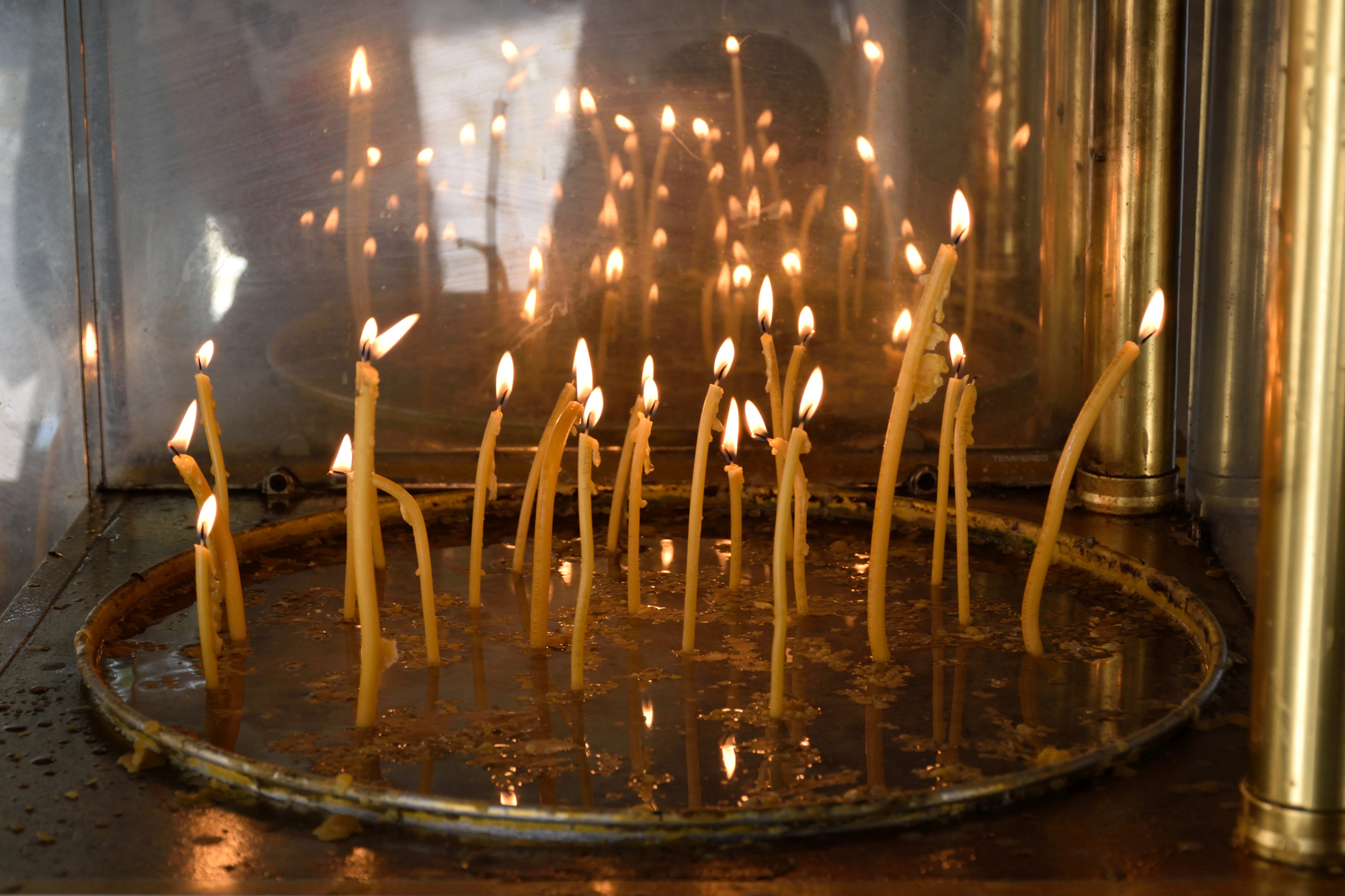 Candles in Bachkovo monastery