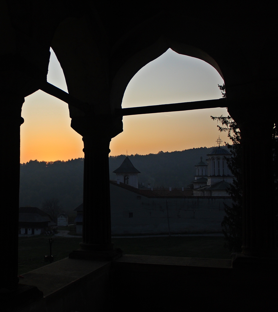 Evening at Hurezi Monastery, Valcea county