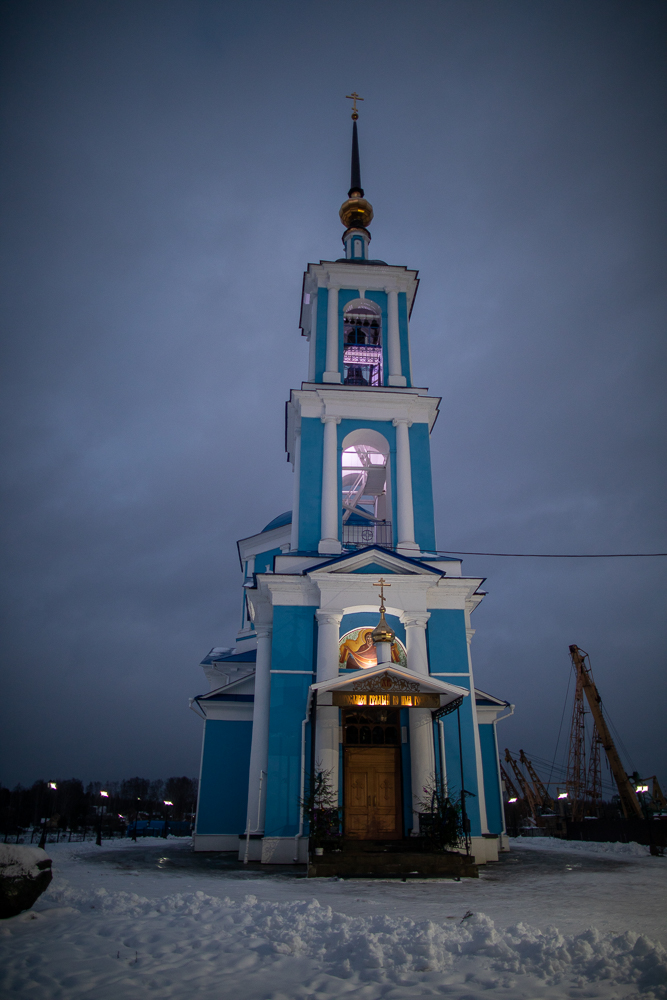 Святки. Храм Иерусалимкой иконы Божией Матери.