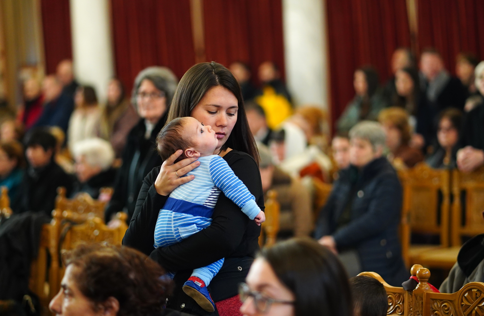 The Divine Liturgy in Ressurestion of Christ Cathedral in Tirana