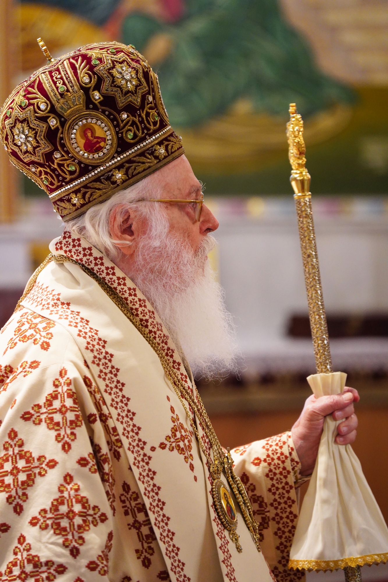 The Divine Liturgy in Ressurestion of Christ Cathedral in Tirana 