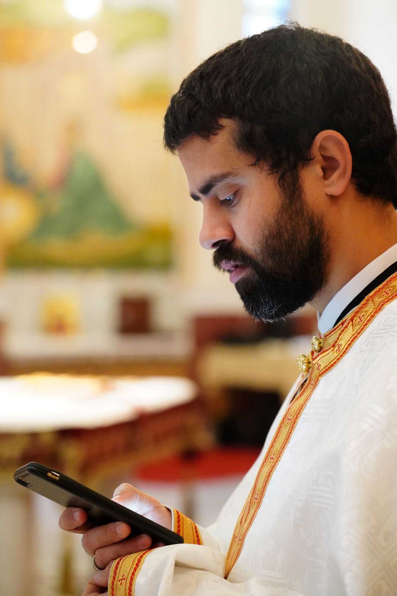 The Divine Liturgy in Ressurestion of Christ Cathedral in Tirana 