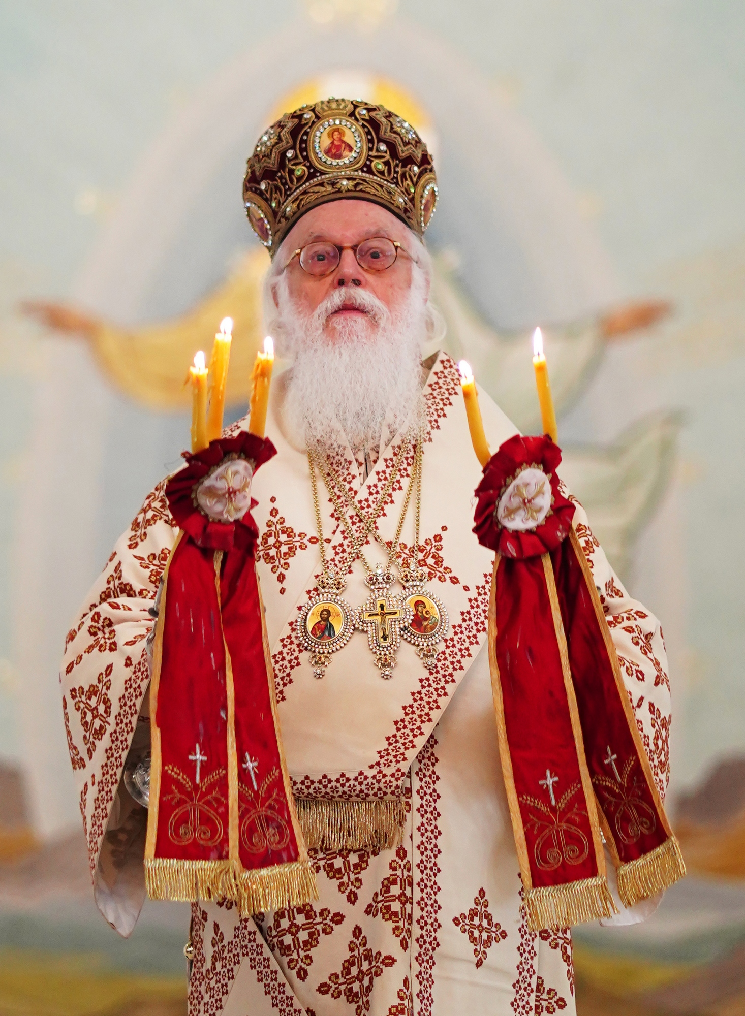 The Divine Liturgy in Ressurestion of Christ Cathedral in Tirana 