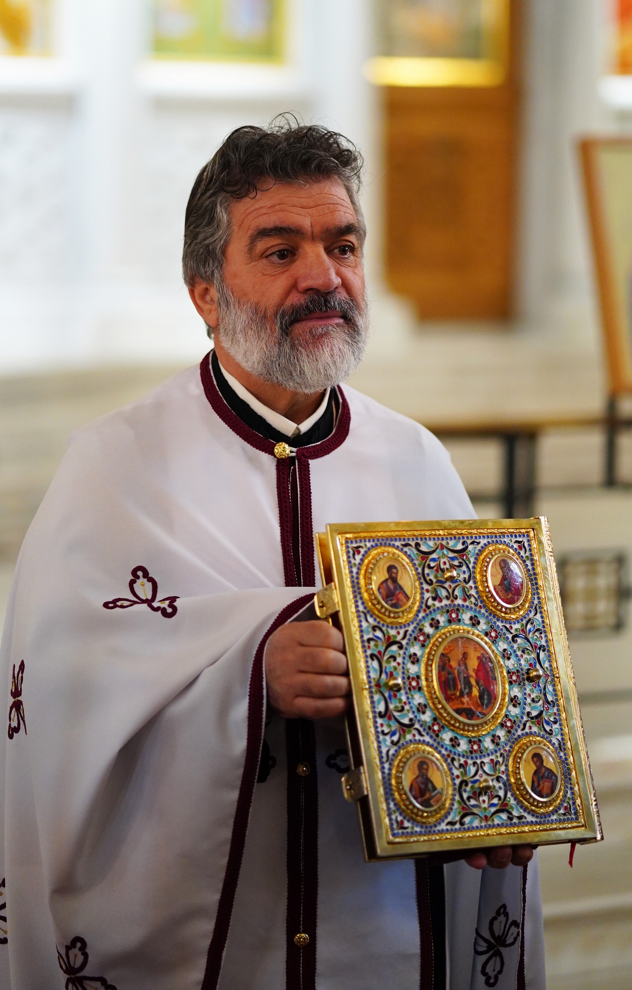 The Divine Liturgy in Ressurestion of Christ Cathedral in Tirana 