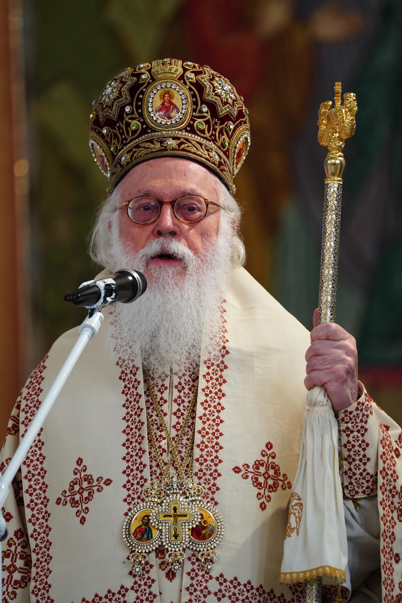 The Divine Liturgy in Ressurestion of Christ Cathedral in Tirana 