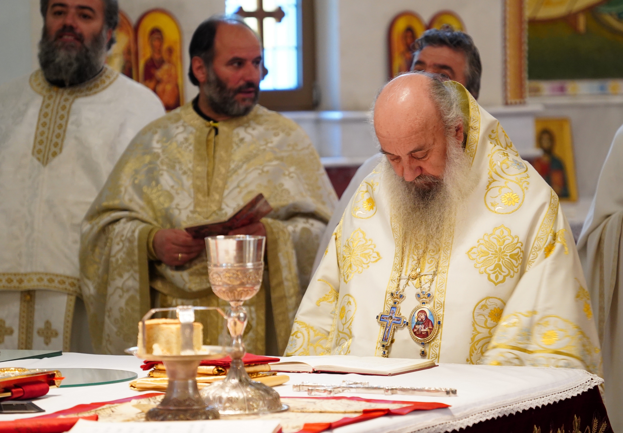 The Divine Liturgy in Ressurestion of Christ Cathedral in Tirana