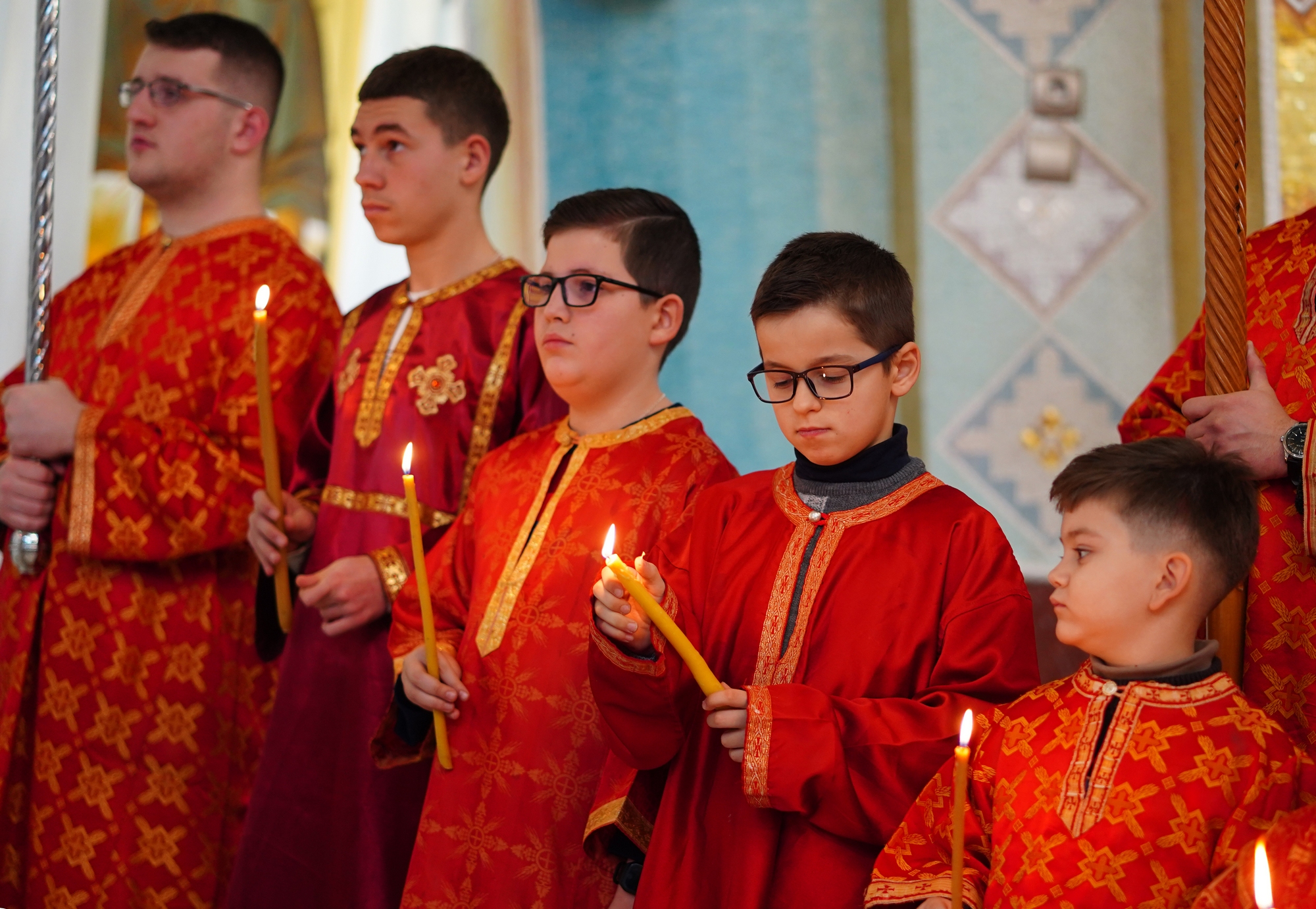 The Divine Liturgy in Ressurection of Christ Cathedral in Tirana