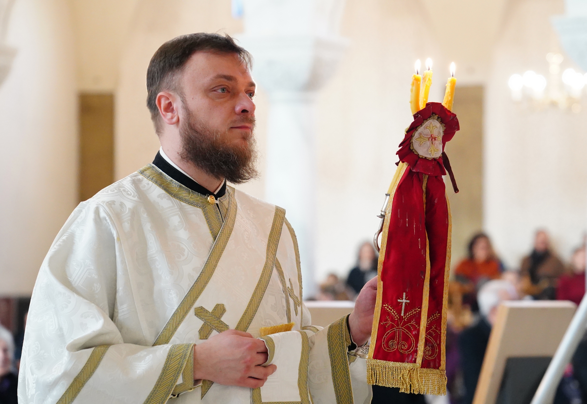 The Divine Liturgy in Ressurection of Christ Cathedral in Tirana