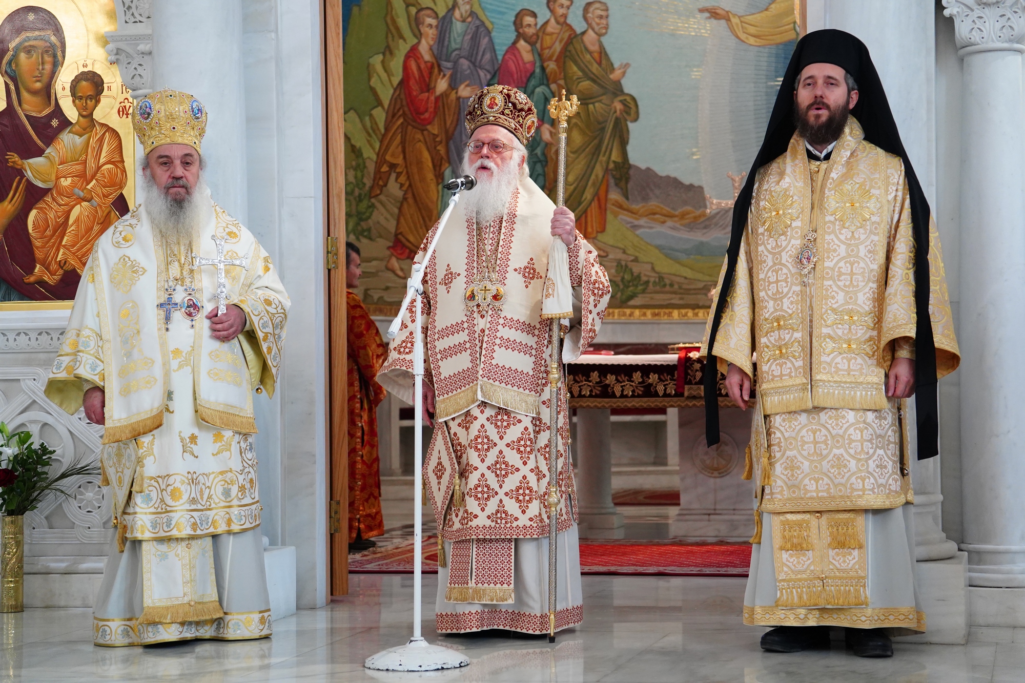 The Divine Liturgy in Ressurection of Christ Cathedral in Tirana 